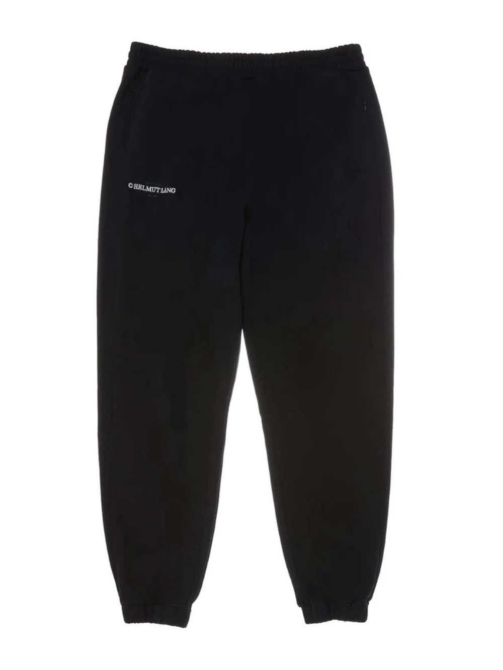 Helmut Lang Women’s Black Solid Jogger Pants Drawstring Closure Size S